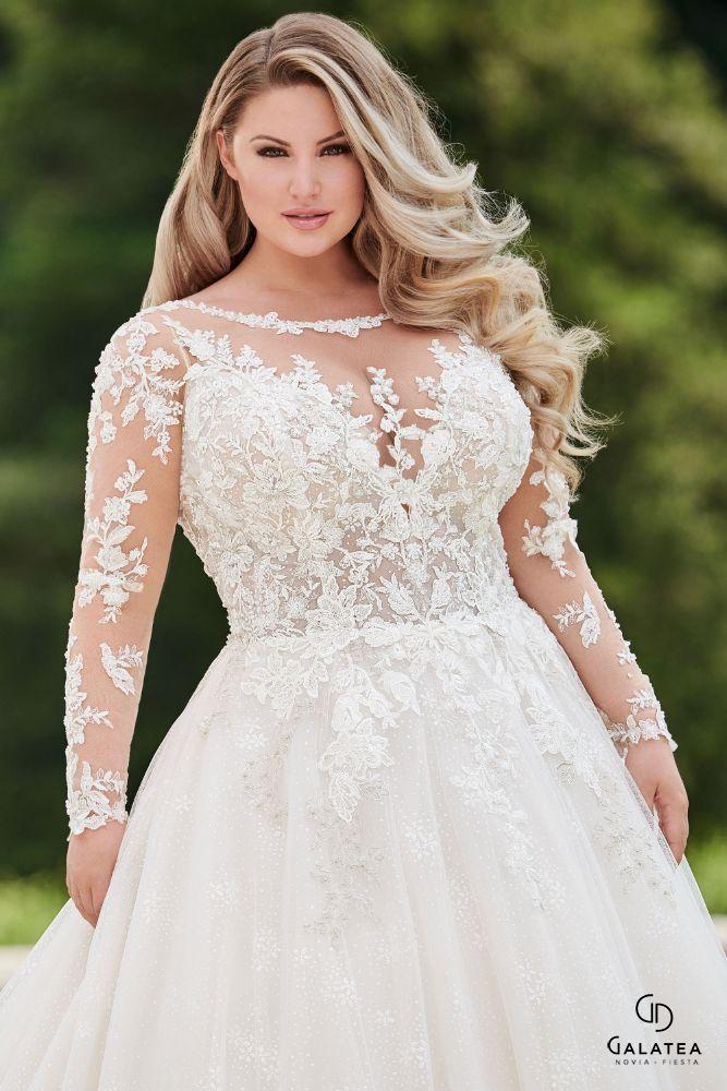 Tips para escoger tu vestido de novia talla plus - Boutique Galatea